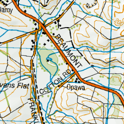 Munros Gully Otago NZ Topo Map