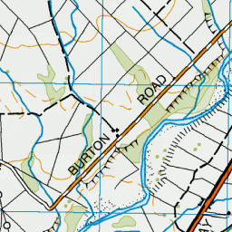 Burton Creek West Coast NZ Topo Map