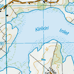 Kirikiri Inlet, Northland - NZ Topo Map