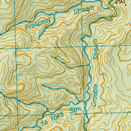 Prospect Stream, Waikato - NZ Topo Map